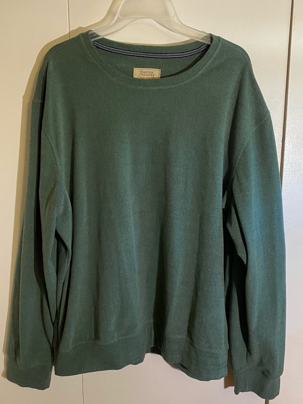 Boston Traders Men's Crewneck Sweater - Dark Green